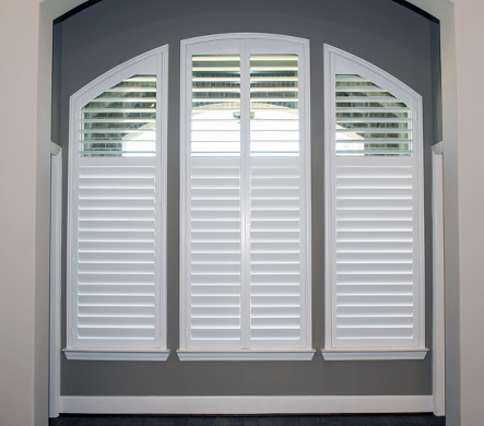 custom hardwood plantation shutters