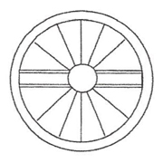 circle shutters sunburst