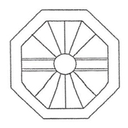 octagon shutters sunburst